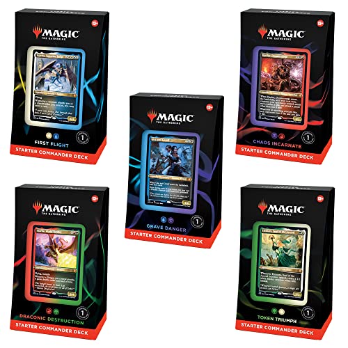 Magic: The Gathering Starter Commander Deck Bundle – Includes All 5 Decks Magic: The Gathering Starter Commander Deck Bundle – Includes All 5 Decks von Magic The Gathering