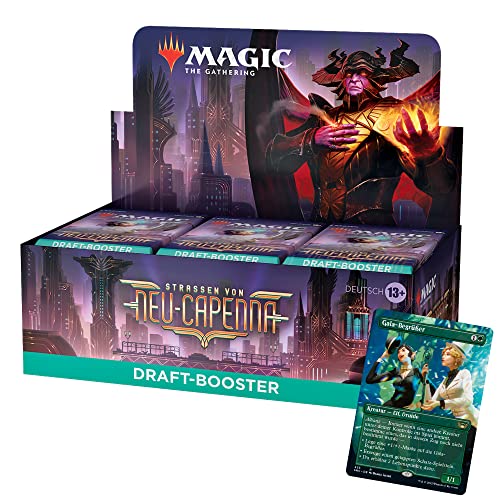 Magic The Gathering Streets of Neu-Capenna Draft Booster Display, 36 Boosters i 1 Box Topper (wersja niemiecka) von Magic The Gathering