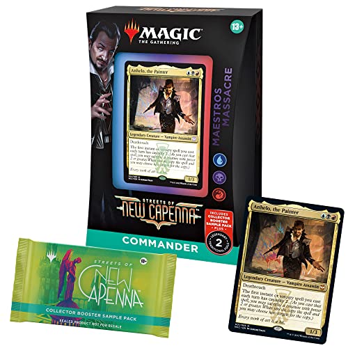 Magic: The Gathering Streets of New Capenna Commander Deck Maestros Massacre + Collector Booster Sample Pack von Magic: The Gathering
