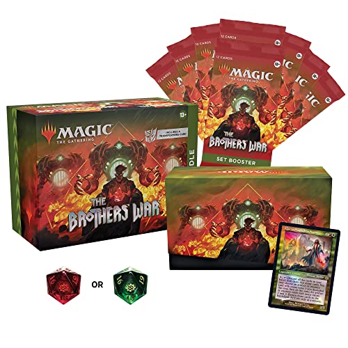 Magic The Gathering The Brothers’ War Bundle, 8 Set Boosters + Accessories (Englische Version) von Magic The Gathering