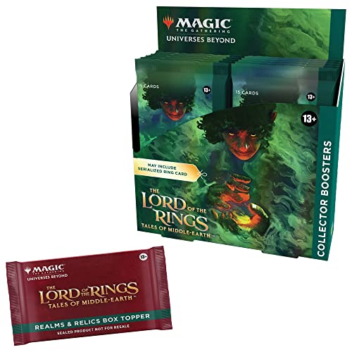 Magic: The Gathering The Lord of The Rings: Tales of Middle-Earth Collector Booster Box - 12 Packs + 1 Box Topper Card von Magic The Gathering