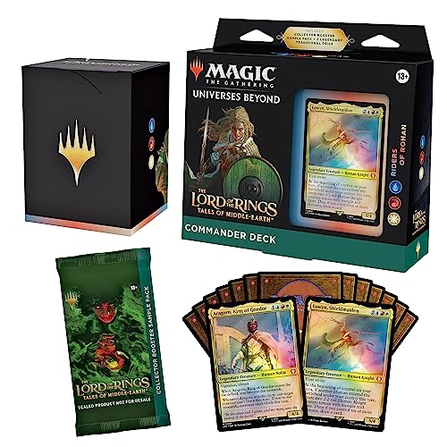 Magic: The Gathering The Lord of the Rings: Tales of Middle-earth Commander Deck 1 + Collector Booster Sample Pack (Englische Version) von Magic The Gathering