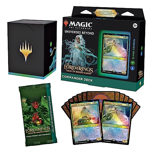 Magic: The Gathering The Lord of the Rings: Tales of Middle-earth Commander Deck 3 + Collector Booster Sample Pack (Englische Version) von Magic The Gathering