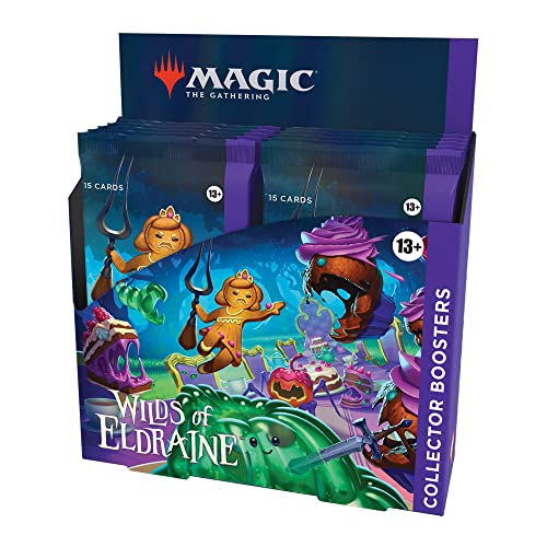 Magic: The Gathering Wildnis von Eldraine Sammler-Booster-Display – 12 Booster (180 Magic-Karten) (Englische Version) von Magic The Gathering