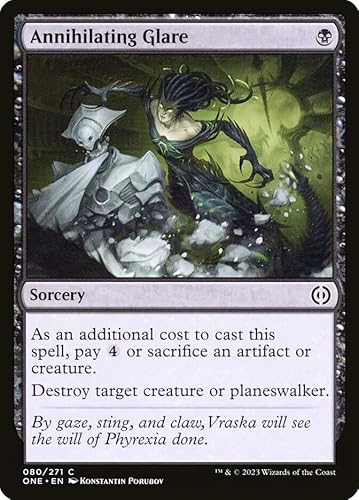 Magic: the Gathering - Annihilating Glare (080) - Phyrexia: all will be one von Magic The Gathering