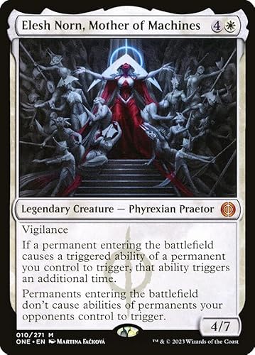Magic: the Gathering - Elesh Norn, Mother of Machines (010) - Foil - Phyrexia: all will be one von Magic The Gathering