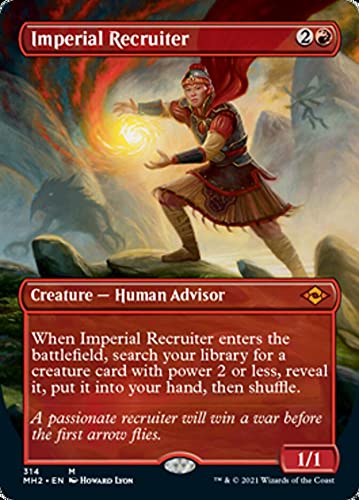 Magic: the Gathering - Imperial Recruiter (314) - Borderless - Folie - Modern Horizons 2 von Magic The Gathering