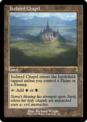 Magic: the Gathering - Isolierte Kapelle (397) - Retro-Rahmen - Folie - Dominaria Remastered von Magic: The Gathering