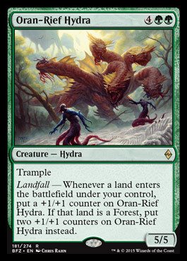 Magic The Gathering - Oran-Rief Hydra - Idra di Oran-Rief - Battle for Zendikar - 1 Karte von Magic The Gathering
