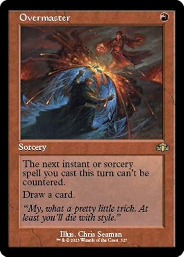 Magic: the Gathering - Overmaster (327) - Retro Frame - Dominaria Remastered von Magic The Gathering