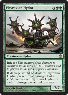 Magic The Gathering - Phyrexian Hydra - Idra di Phyrexia - Mirrodin Besieged - Sammlerkarte - 1 Stück Magic The Gathering - Phyrexian Hydra - Idra di Phyrexia - Mirrodin Besieged - Sammlerkarte - 1 Stück von Magic The Gathering