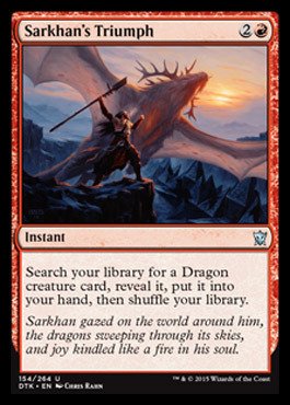 Magic: the Gathering - Sarkhan's Triumph (154/264) - Dragons of Tarkir - Foil by Wizards of the Coast von Magic The Gathering