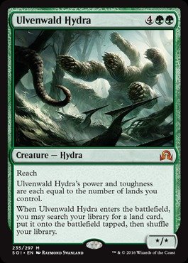 Magic The Gathering - Ulvenwald Hydra - Idra di Ulvenwald - Shadows Over Innistrad - Sammlerkarte - 1 Stück von Magic The Gathering