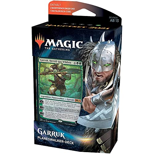 MTG Garruk Planeswalker-Deck Garruk Herold der Wildnis Deutsch MTG Garruk Planeswalker-Deck Garruk Herold der Wildnis Deutsch von Magic the Gathering TCG