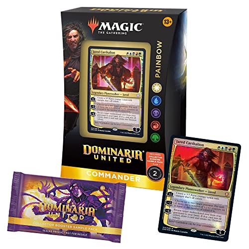 Magic: The Gathering Dominaria United Commander Deck – Painbow & Collector Booster Sample Pack (Englische Version) von Magic The Gathering
