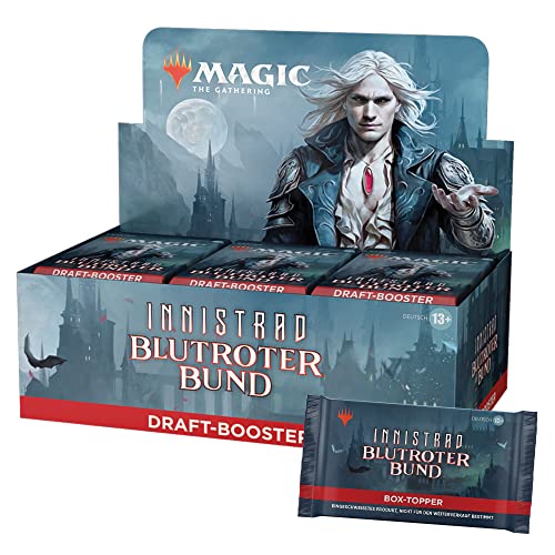 Magic the Gathering Innistrad: Blutroter Bund Draft-Booster-Display, 36 Booster & Box-Topper (Deutsche Version) von Magic The Gathering