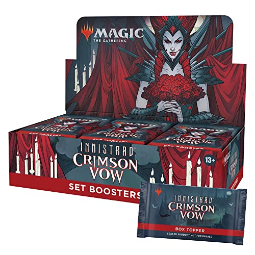 Magic the Gathering Innistrad: Blutroter Bund Set-Booster-Display, 30 Booster & Box-Topper (Englische Version) von Magic The Gathering