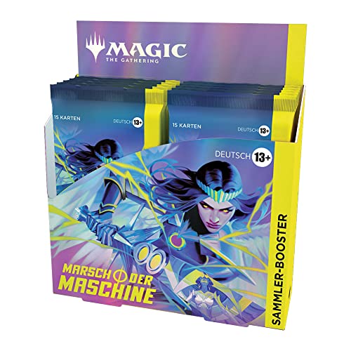 Magic: The Gathering Marsch der Maschine Sammler-Booster-Display, 12 Booster (Deutsche Version) von Magic The Gathering