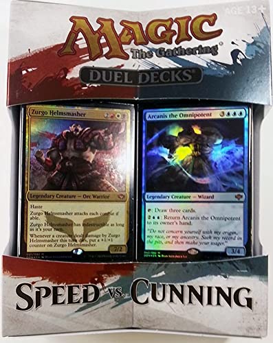 Wizards of the Coast MTG-DDM-EN - Magic the Gathering - Speed vs Cunning Dual Deck, Englisch, Kartenspiel von Wizards of the Coast