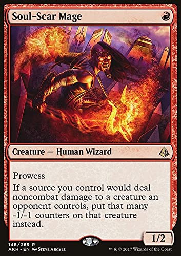 Magic: The Gathering Singles MTG Magic The Gathering Soul Scar Mage 148 Amonkhet AKH Red AKH148 0 Magic: The Gathering Singles MTG Magic The Gathering Soul Scar Mage 148 Amonkhet AKH Red AKH148 0 von Magic: The Gathering Singles
