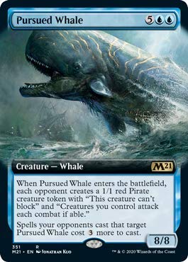 Pursued Whale - Extended Art von Magic: The Gathering Singles
