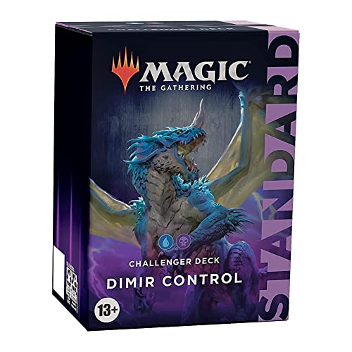 Magic The Gatherin The Gathering Challenger Deck 2022 – Dimir-Kontrolle (Blau-Schwarz) - Englische Version, C99910000 von Magic: The Gathering