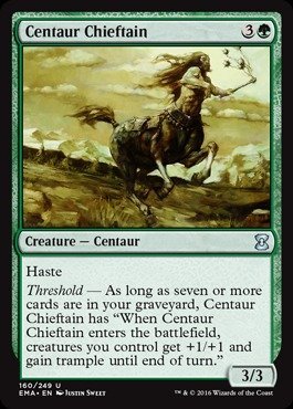 Magic The Gathering - Centaur Chieftain (160/249) - Eternal Masters von Magic: The Gathering