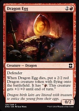 Magic The Gathering - Dragon Egg (126/249) - Eternal Masters - Foil von Magic: The Gathering