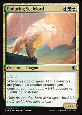 Magic The Gathering - Enduring Scalelord (196/351) - Commander 2016 von Magic: The Gathering