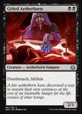 Magic The Gathering - Gifted Aetherborn (063/184) - Aether Revolt - Foil von Magic: The Gathering
