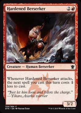 Magic The Gathering - Hardened Berserker (139/264) - Dragons of Tarkir - Foil von Magic: The Gathering
