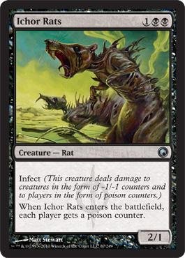 Magic The Gathering - Ichor Rats - Ratti dell'Icore - Scars of Mirrodin von Magic: The Gathering