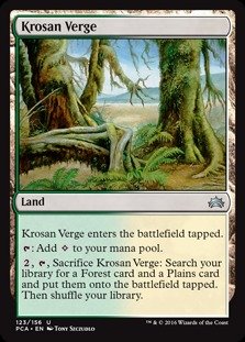 Magic The Gathering - Krosan Verge (123/156) - Planechase Anthology von Magic: The Gathering
