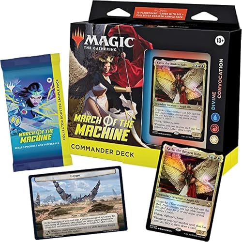 Magic The Gathering March of The Machine Commander Deck Divine Convocation Blue Red White, English von Magic: The Gathering
