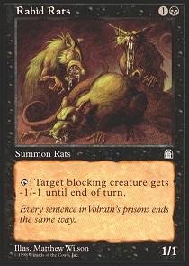 Magic The Gathering - Rabid Rats - Ratti Rabbiosi - Stronghold von Magic: The Gathering