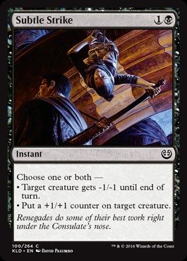 Magic The Gathering - Subtle Strike (100/264) - Kaladesh - Foil von Magic: The Gathering