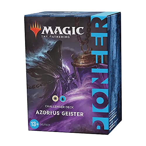 Magic The Gathering The Gathering Pioneer Challenger Deck 2021 – Azorius-Geister (Weiß-Blau) von Magic: The Gathering