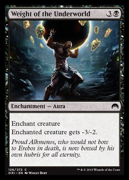 Magic The Gathering - Weight of The Underworld - Origins - Foil von Magic: The Gathering