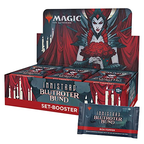 Magic the Gathering Innistrad: Blutroter Bund Set-Booster-Display, 30 Booster & Box-Topper (Deutsche Version) von Magic: The Gathering