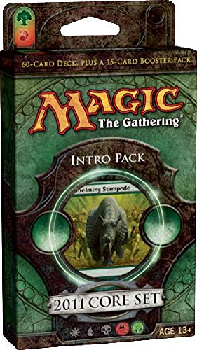 Magic the Gathering- MTG: 2011 Core Set M11 - Theme Deck - Intro Pack 5 - Stampede of Beasts (GREEN) von Magic: The Gathering