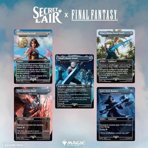 Magic the Gathering Secret Lair x FINAL FANTASY: Weapons (English) - Foil Edition von Magic: The Gathering