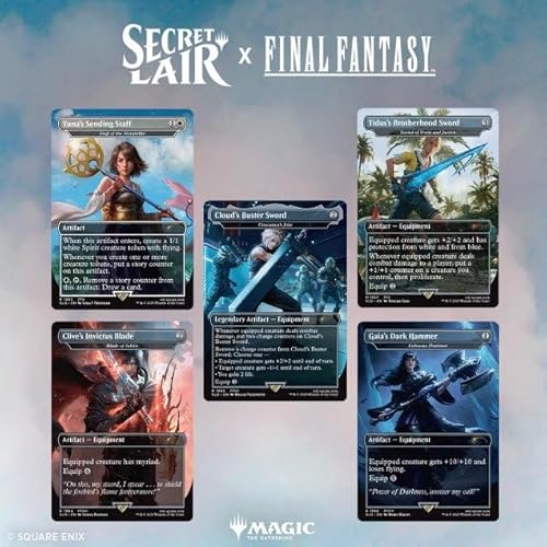 Magic the Gathering Secret Lair x FINAL FANTASY: Weapons (English) - Non-Foil Edition von Magic: The Gathering