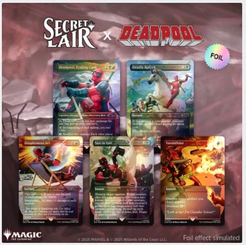 Magic the Gathering Secret Lair x Marvel's Deadpool (Foil) von Magic: The Gathering