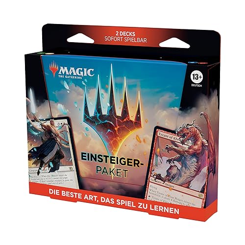 Magic: The Gathering Einsteigerpaket 2023 – Spielen lernen mit 2 spielfertigen Decks + 2 Codes, um online zu spielen (Fantasy-Kartenspiel für 2 Spieler) (Deutsche Version) von Magic: The Gathering