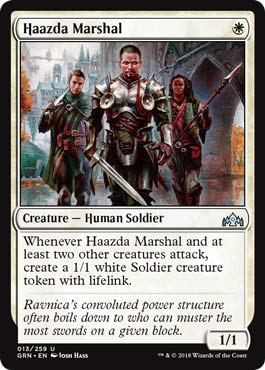 Magic: The Gathering - Haazda Marshal - Guilds of Ravnica - Uncommon Magic: The Gathering - Haazda Marshal - Guilds of Ravnica - Uncommon von Magic: The Gathering