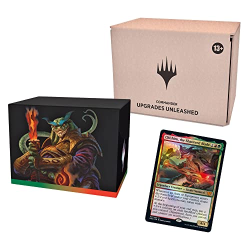 Magic: The Gathering Kamigawa: Neon Dynasty Commander Deck – Upgrades Unleashed, Minimal Packaging Version (Englische Version), Grün-rot von Magic: The Gathering