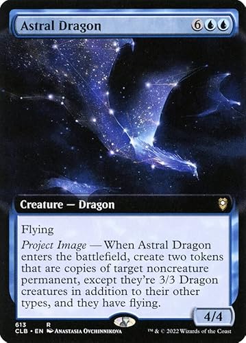 Magic: the Gathering - Astral Dragon (613) - Extended Art - Battle for Baldur's Gate von Magic: The Gathering