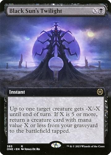 Magic: the Gathering - Black Sun's Twilight (383) - Extended Art - Phyrexia: all will be one von Magic: The Gathering