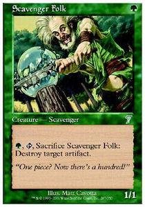 Magic: the Gathering - Scavenger Folk - Seventh Edition - Foil Magic: the Gathering - Scavenger Folk - Seventh Edition - Foil von Magic: The Gathering