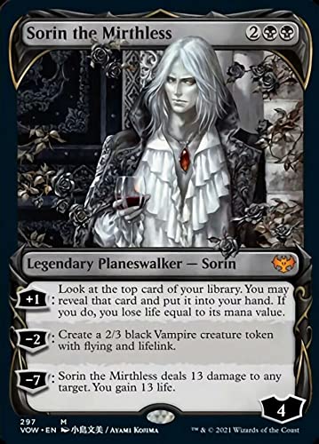 Magic: the Gathering - Sorin The Mirthless (297) - Showcase - Innistrad: Purpurrot von Magic: The Gathering